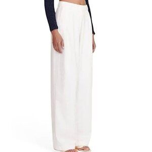 STAUD Luisa Pant, Ivory White, NWT, Size 10